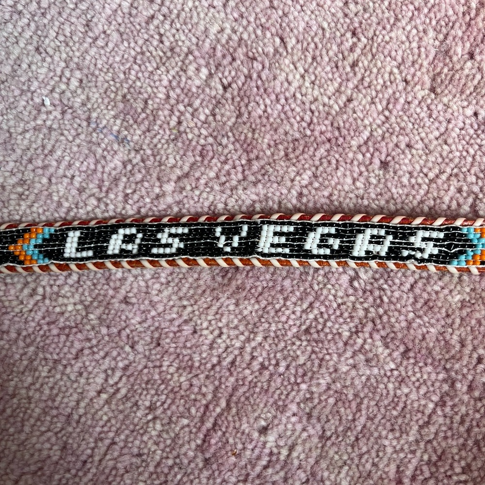 32 inch vintage beaded belt